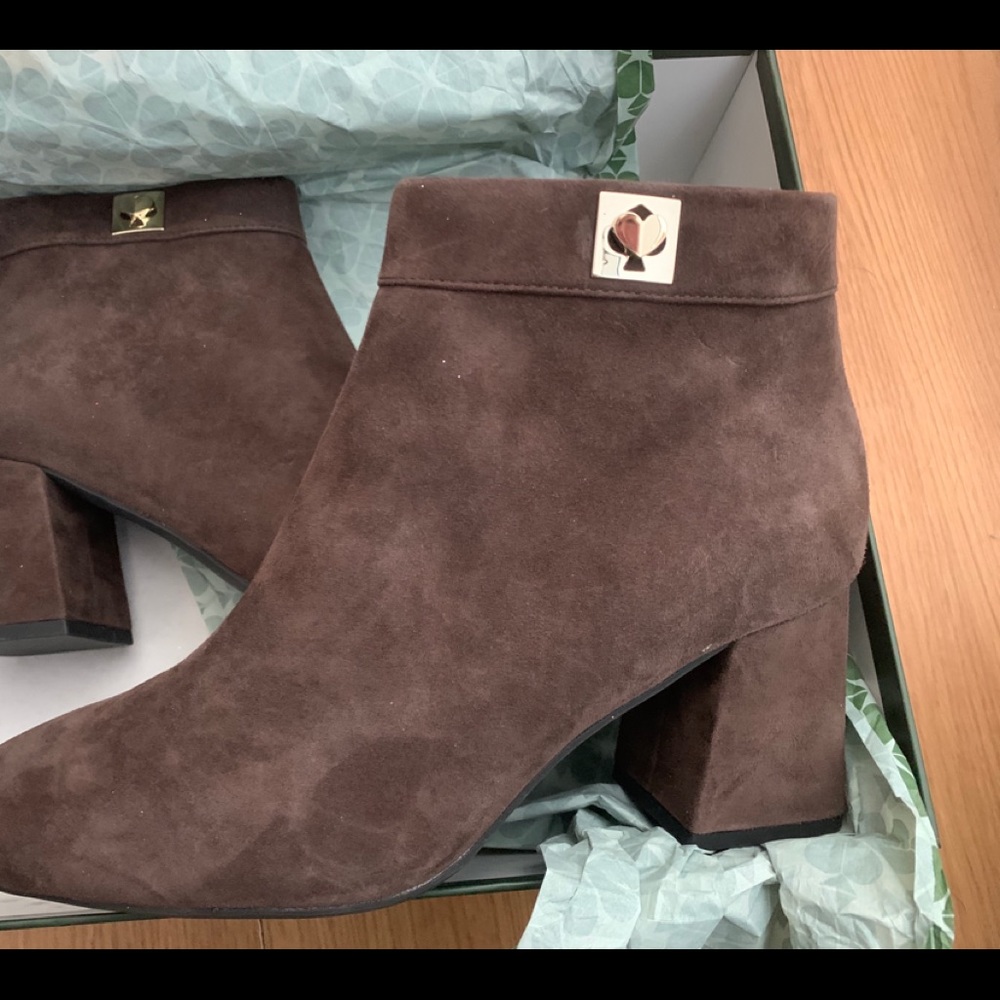 Kate Spade Adalyn suede boot.